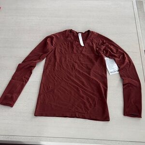 lululemon athletica Swiftly 2.0 long sleeve  in date brown